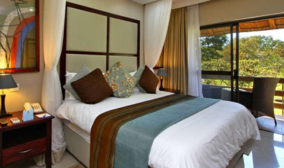 Standard bedroom at the A'Zambezi